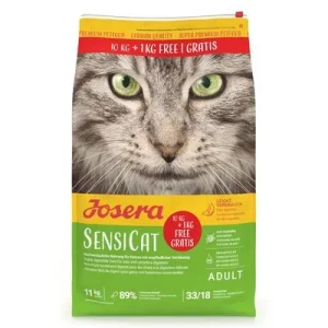 1 kg gratis! 11 kg Josera SensiCat 11 kg