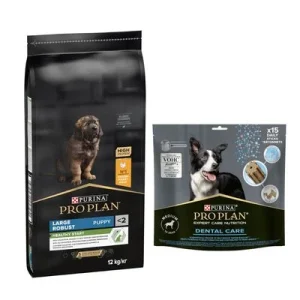 12 kg PURINA PRO PLAN Puppy + Dental Care passender Snack gratis! Large Robust Healthy Start + Medium Dog 345 g