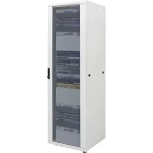 19 Zoll Netzwerkschrank LogiLink D22S61B 1000 mm 22 HE Schwarz (RAL 9005) - HaustierPro