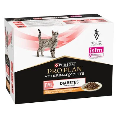 20 x 85 g PURINA PRO PLAN Veterinary Diets zum Sonderpreis! DM ST/OX - Diabetes Management Huhn