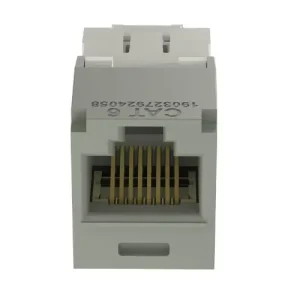 22-26 AWG Mini-Com RJ45 TG Style Cat6 Plus UTP Jack Module Pc-kunststoff CJ688TGIG-24 (Pack of 24) - HaustierPro
