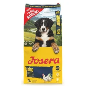 2,5 kg gratis! 15 kg Josera Kids