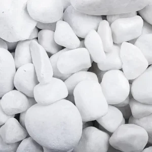 25 Säcke a´20Kg, Schneeweiss getrommelt, 16-25 mm, Sand, weiß - HaustierPro