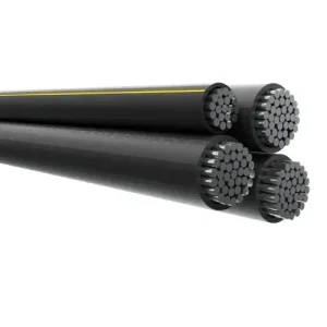 350-350-350-4/0 Slippery Rock Quadruplex Aus aluminium Conductor Underground Direct Burial 600V URD - HaustierPro