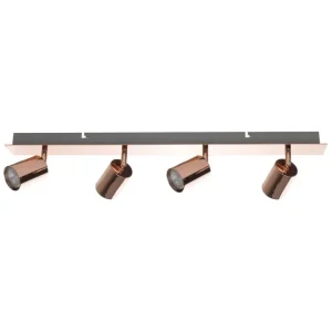4 Light Spotlight TIGRIS Adjustable Metallen Copper - HaustierPro