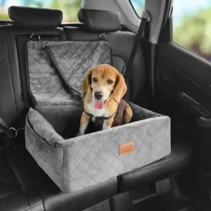 40lbs Dog Booster Car Seat Pet Car Seat Small Dog up to Grau for Car JBS-PCS-003-GRAY - HaustierPro