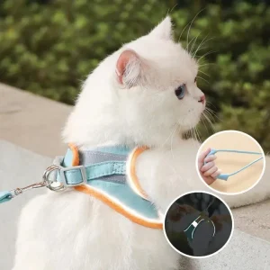 50% Rabatt | CatHarnes™ Komfortables Katzengeschirr [Letzter Tag Rabatt] - mit Ausreißsicherung - HaustierPro