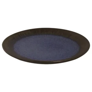 (6 Stück) TAMA - Teller flach - Ø 285mm - Blau mit Klettverschluss-System - HaustierPro