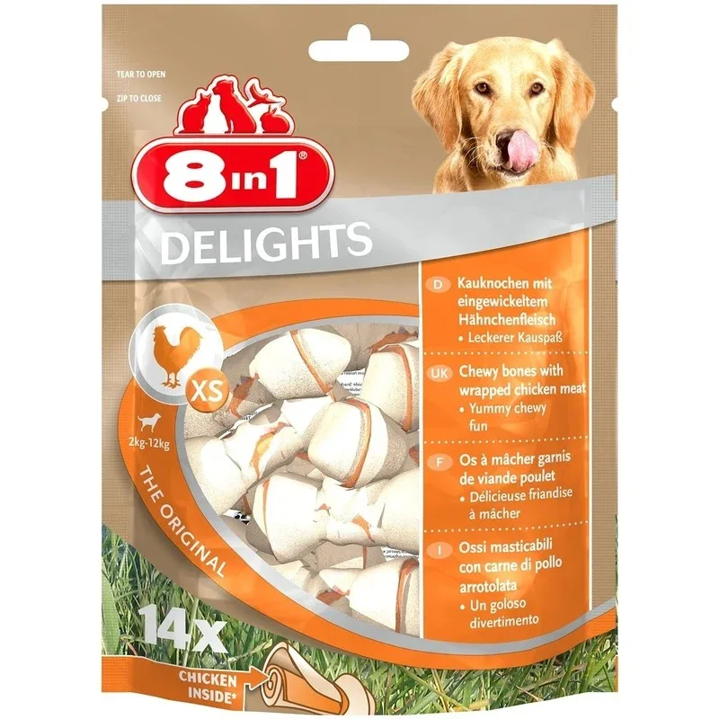 8in1 Delights Kauknochen XS für Hunde - Image 2