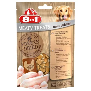 8in1 Leckerlis Gefriergetrocknete Würfel 100 % Hähnchenfleisch 50g