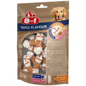 8in1 Triple Flavour Kauknochen