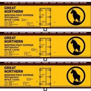 Accurail 40' Wood Reefer Great Northern WFEX 3 Stück - HaustierPro