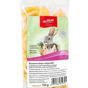activa CLASSIC Snacks Bananenchips ungesüßt 150g | DAS FUTTERHAUS