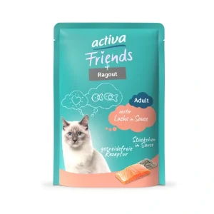 activa Friends Adult Ragout Lachs 85g | DAS FUTTERHAUS