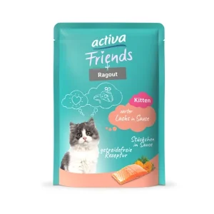 activa Friends Kitten Ragout Lachs 85g | DAS FUTTERHAUS