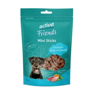 activa Friends Mini Sticks Ente mit Gemüse 120g | DAS FUTTERHAUS