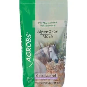 Agrobs Pferdefutter Müsli Alpengrün, 15 kg
