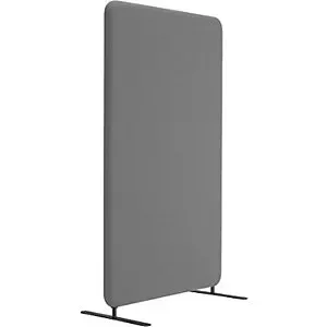 Akustik-Trennwand Softline Event, Textil, HxB 1700 x 800 mm, grau. in Sandstein-Optik - HaustierPro