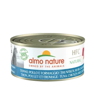 Almo Nature Cat - Dose Natural & Thunfisch, Huhn und Käse