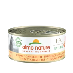 Almo Nature Cat - Dose Natural & Thunfisch und Garnelen