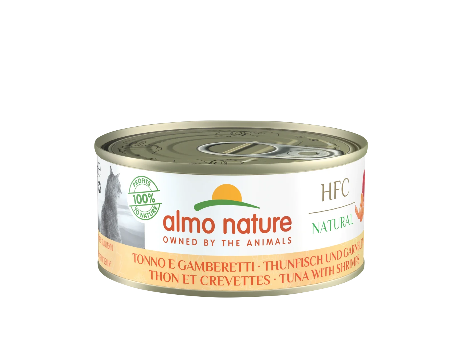 Almo Nature Cat - Dose Natural & Thunfisch und Garnelen