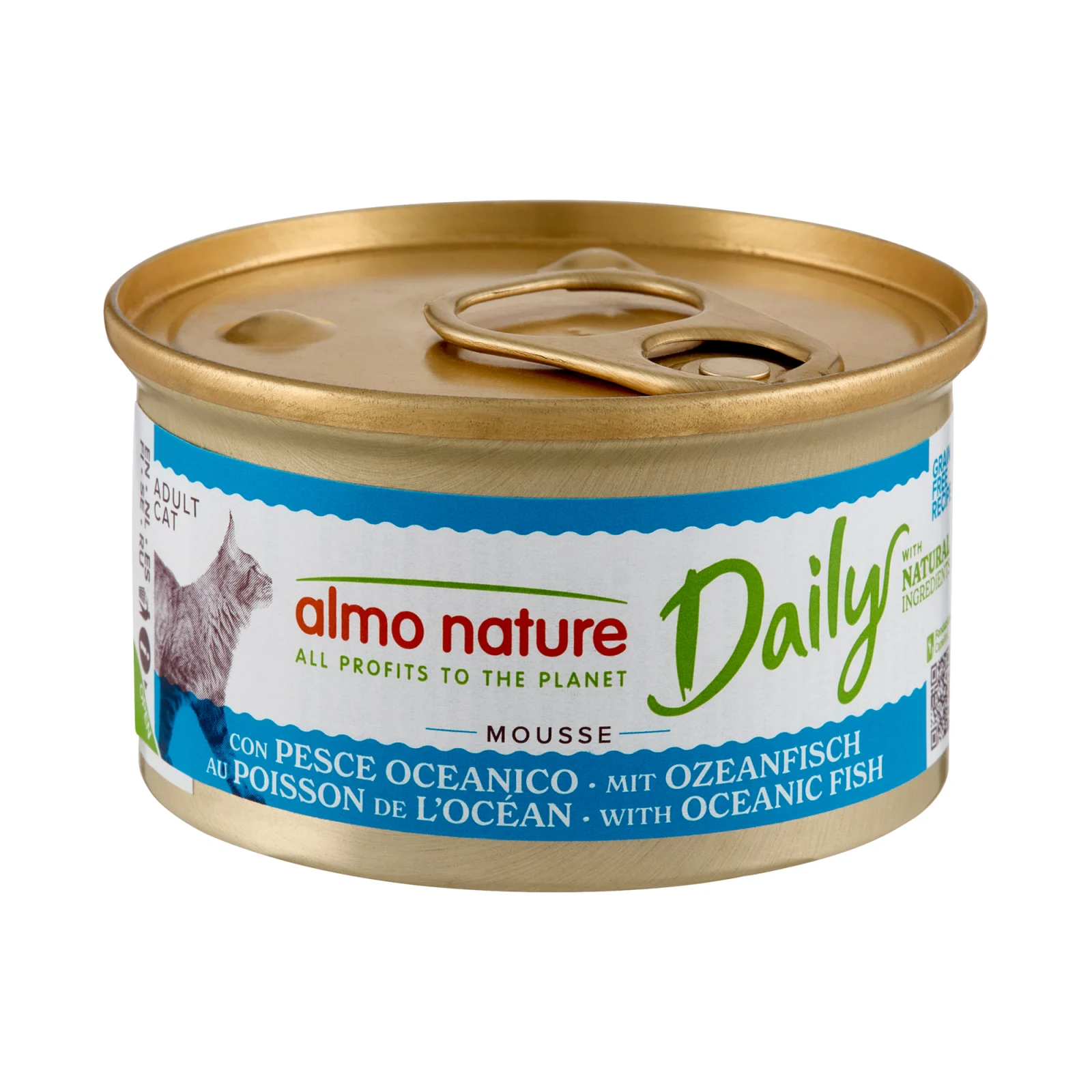 Almo Nature Daily Menu Mousse Katzenfutter - Dosen - Ozeanfisch