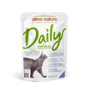 almo nature Daily mit Kabeljau und Garnelen 70g | DAS FUTTERHAUS