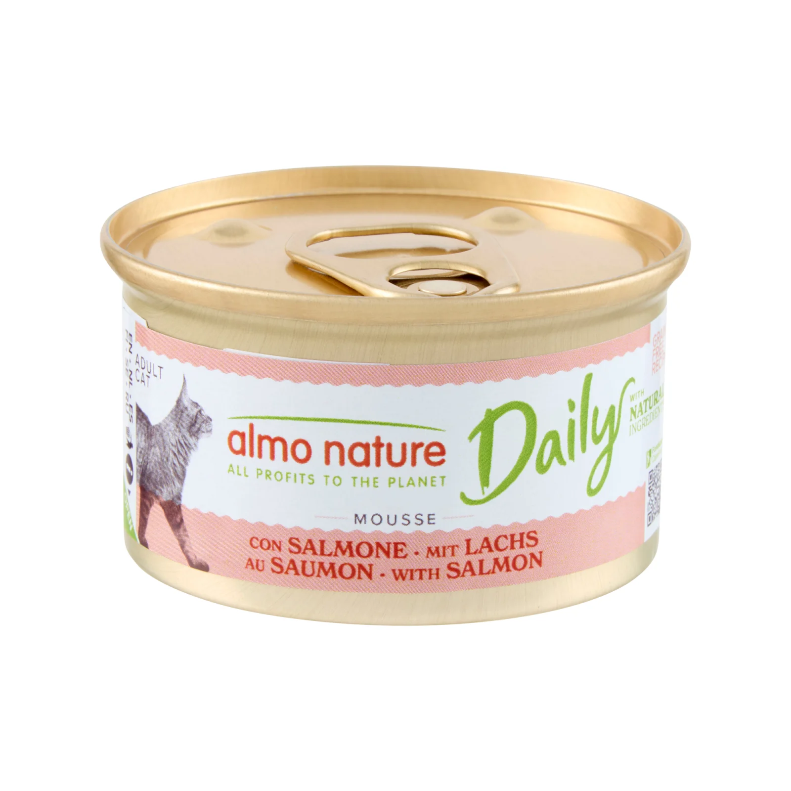 Almo Nature Daily Mousse Katzenfutter - Dosen - Lachs