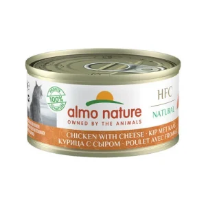 Almo Nature HFC 70 Natural Katzenfutter - Dose - Huhn und Käse