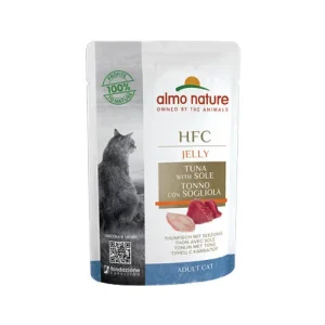 Almo Nature HFC Jelly Katzenfutter - Frischebeutel - Thunfisch und Seezunge