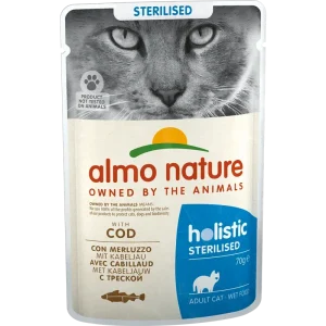 Almo Nature P.B. Holistic Sterilised mit Kabeljau 70 g