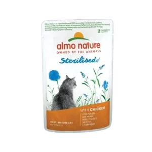 Almo Nature Sterilised Katzenfutter - Frischebeutel - Huhn