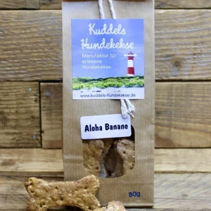 Aloha Banane – Gesunder, veganer Hundekeks von Kuddels | Banane & Kar