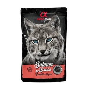 alpha spirit Cat Pouch Mousse Salmon