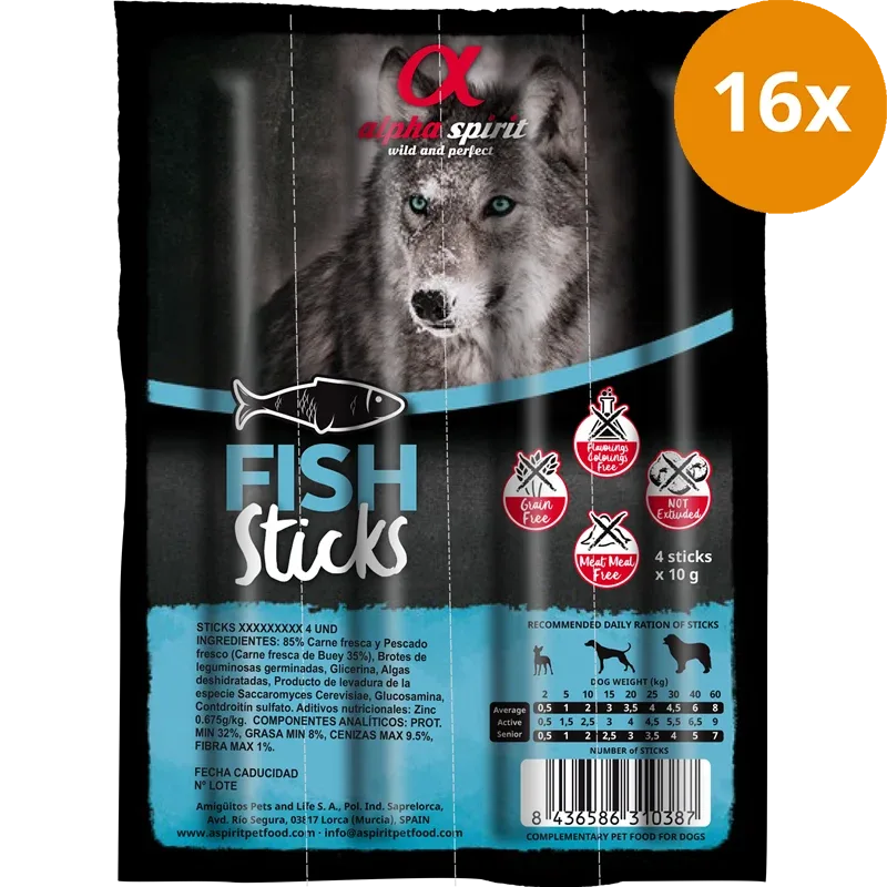 alpha spirit Ristra Stick Fisch 40 g - Image 2