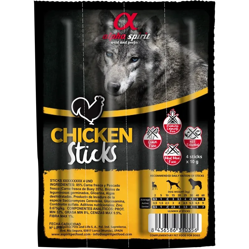 alpha spirit Ristra Stick Huhn 40 g