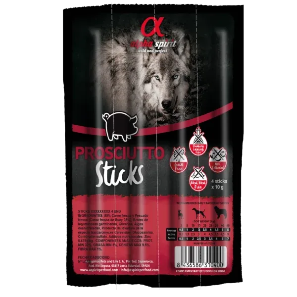 alpha spirit Ristra Stick Prosciutto 40 g