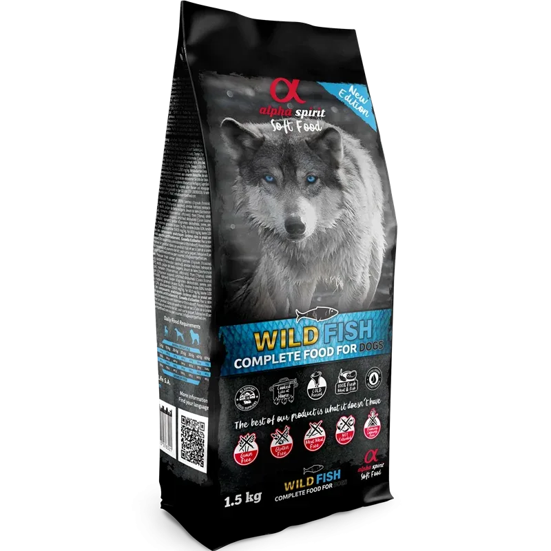alpha spirit Semi-Moist Complete Wild Fish