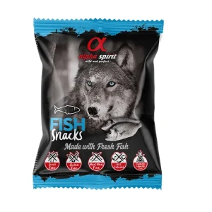 alpha spirit Snacks Bag gewürfelt Fisch