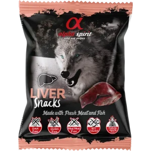 alpha spirit Snacks Bag gewürfelt Leber 50 g