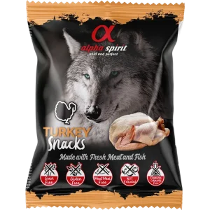 alpha spirit Snacks Bag gewürfelt Truthahn 50 g