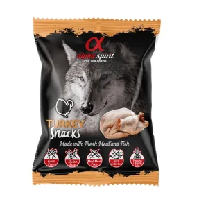 alpha spirit Snacks Bag gewürfelt Truthahn