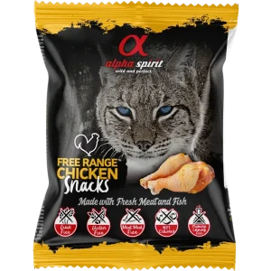 alpha spirit Snacks gewürfelt Freiland Huhn 50 g