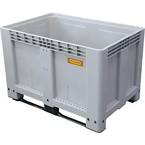 Altbatterie-Lager- und Transportbox, aus PE, Volumen 525 l, mit 2 Kufen. für den Tierarzt - HaustierPro