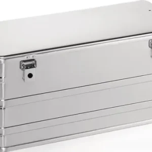 Aluminiumbox L782xB385xH367mm 91l m.Klapphebelverschlüssen m.Bohrungen - C91 - HaustierPro