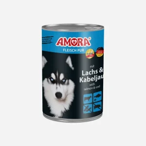 AMORA Dog Fleisch Pur Lachs+Kabeljau