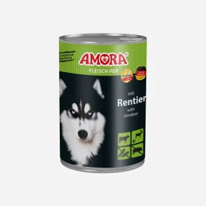 AMORA Dog Fleisch Pur mit Rentier