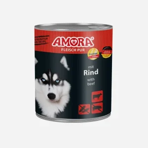 AMORA Dog Fleisch Pur mit Rind
