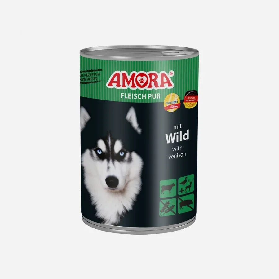 AMORA Dog Fleisch Pur Wild