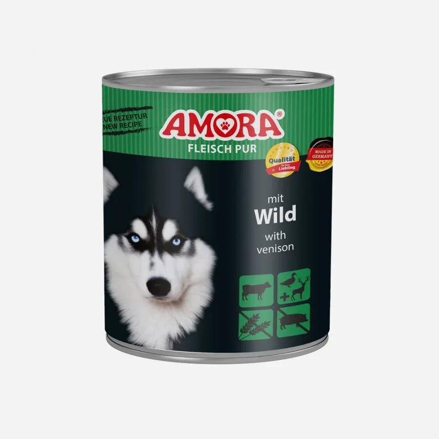 AMORA Dog Fleisch Pur Wild - Image 2
